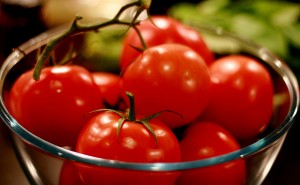 Bowl of Beautiful Tomatoes