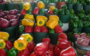 Variety of Bell Peppers